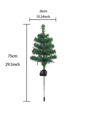 Solar-Powered Holiday Tree Lights