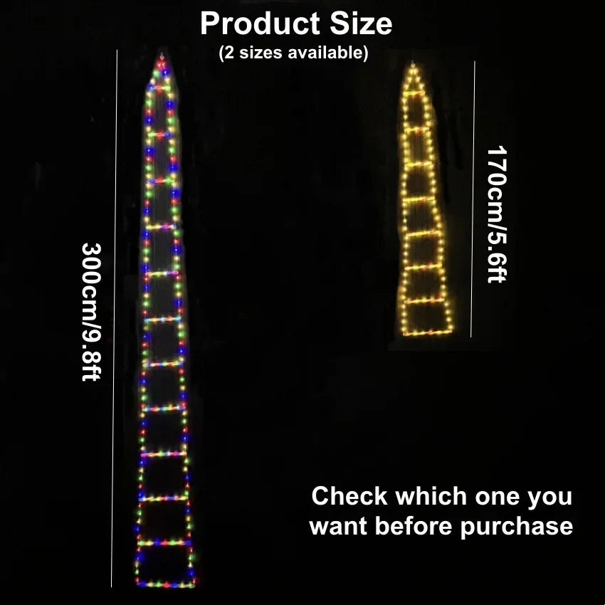 Santa's Festive Light Ladder
