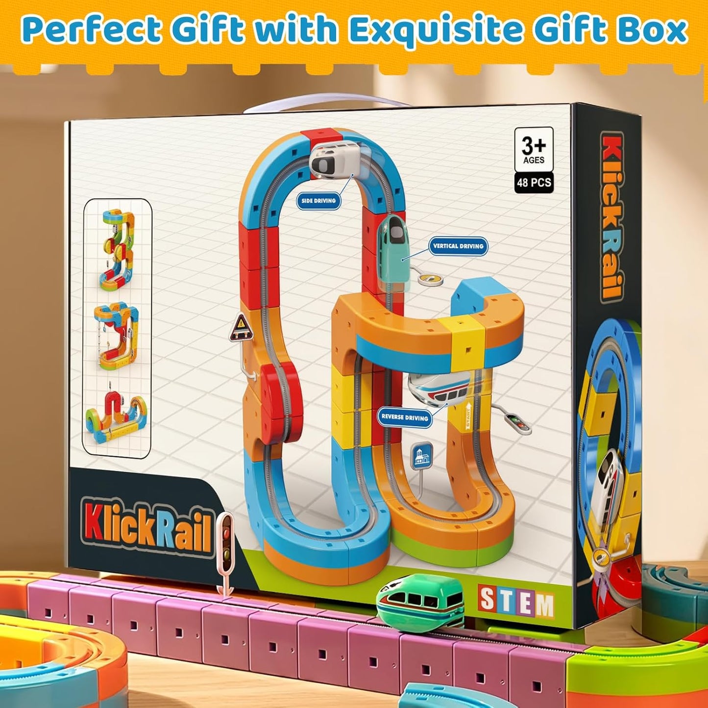 Gravity Racer Train Set