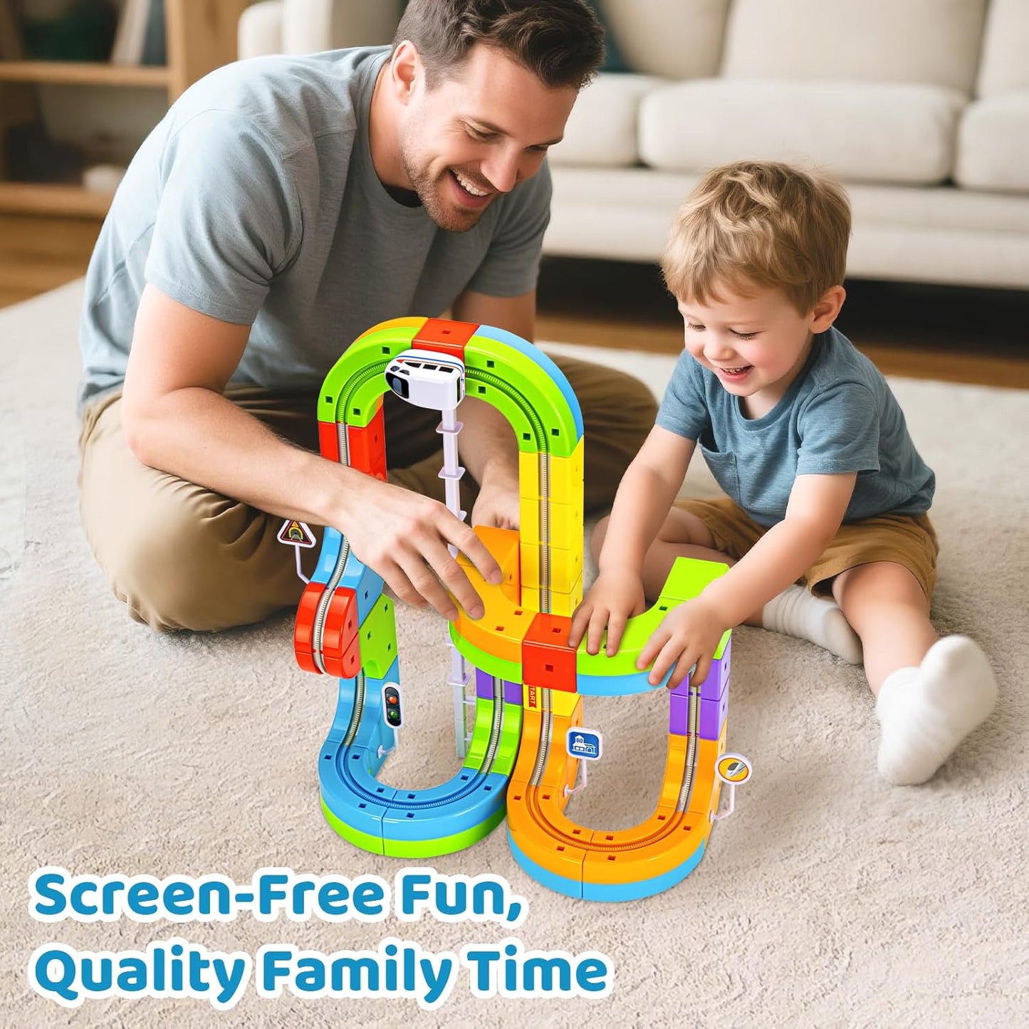Gravity Racer Train Set