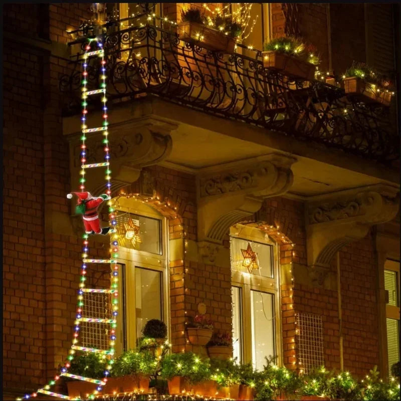 Santa's Festive Light Ladder