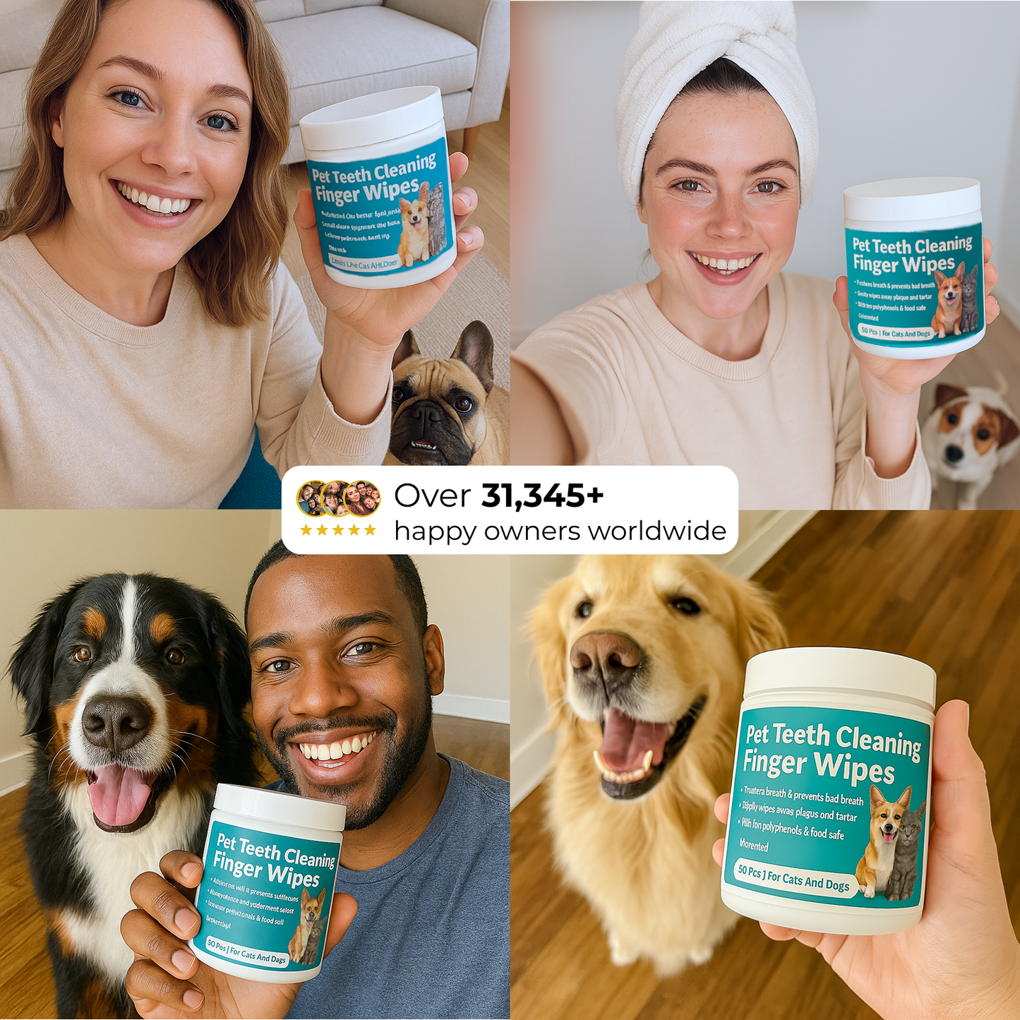 Easy Pet Dental Wipes