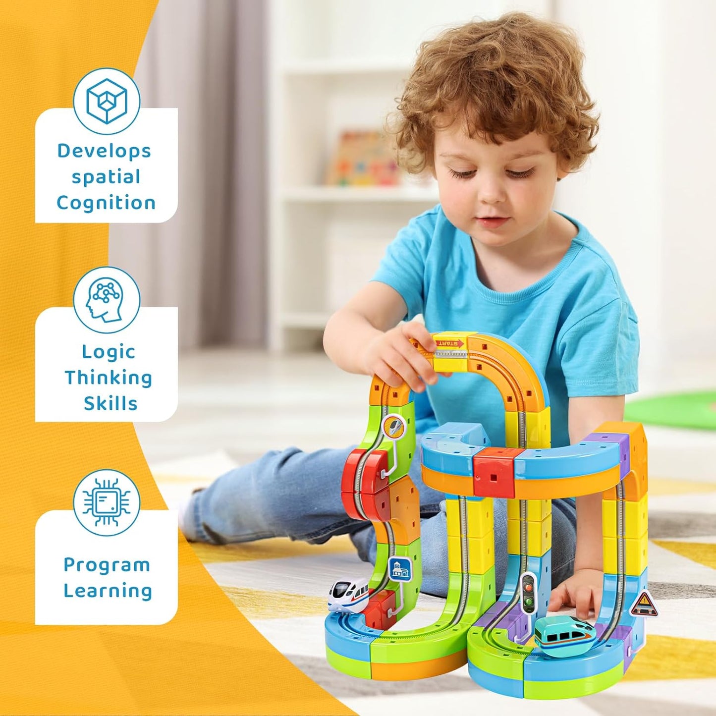 Gravity Racer Train Set
