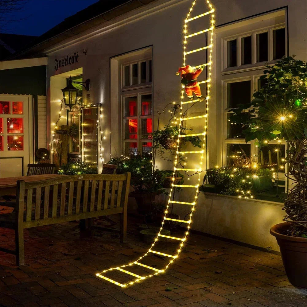 Santa's Festive Light Ladder