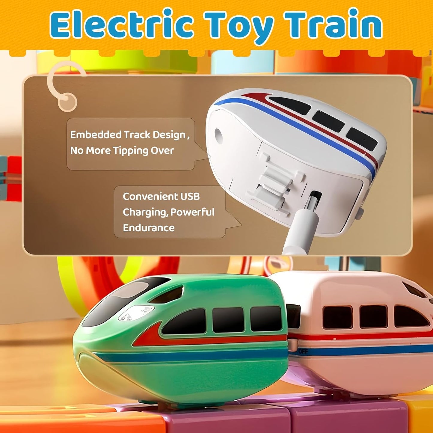 Gravity Racer Train Set