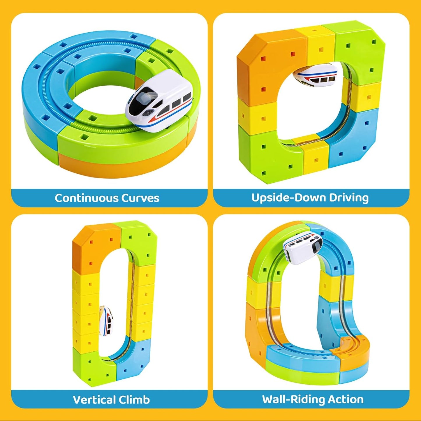 Gravity Racer Train Set