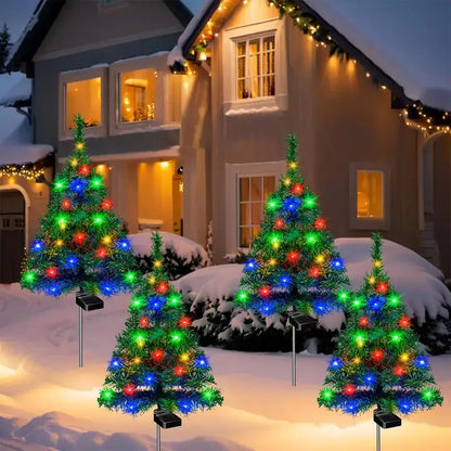 Solar-Powered Holiday Tree Lights