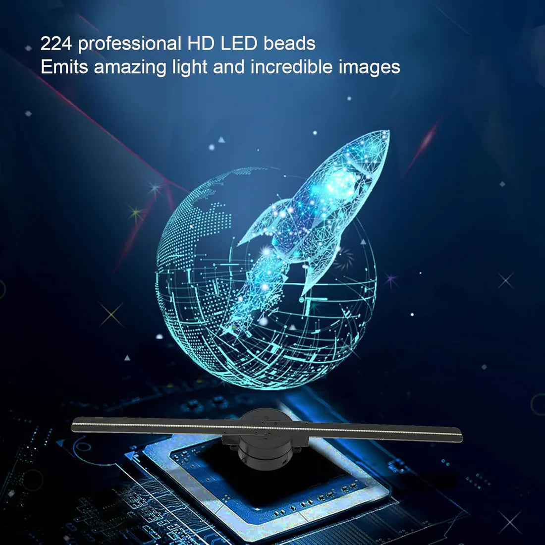 Magic Hologram Fan Display
