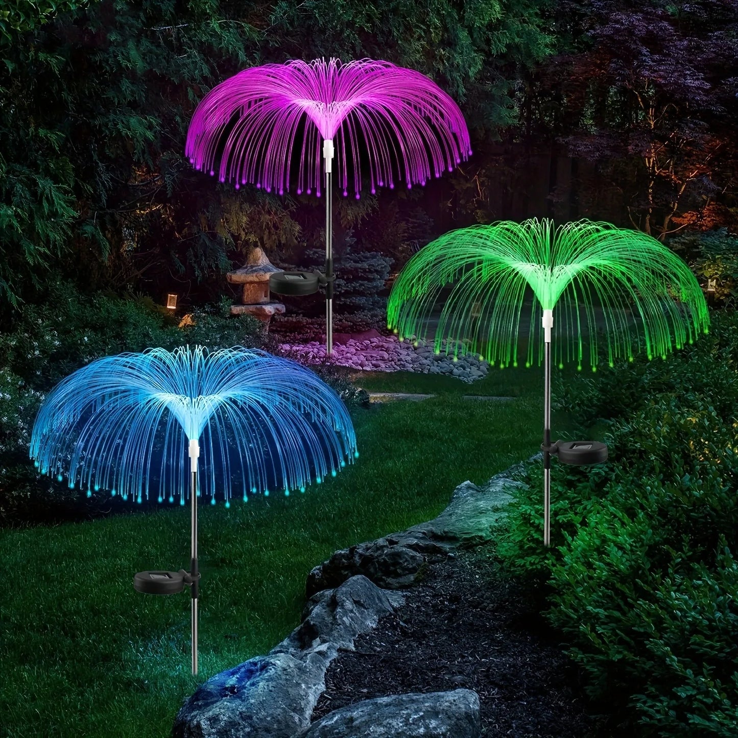 Colorful Solar Garden Lights
