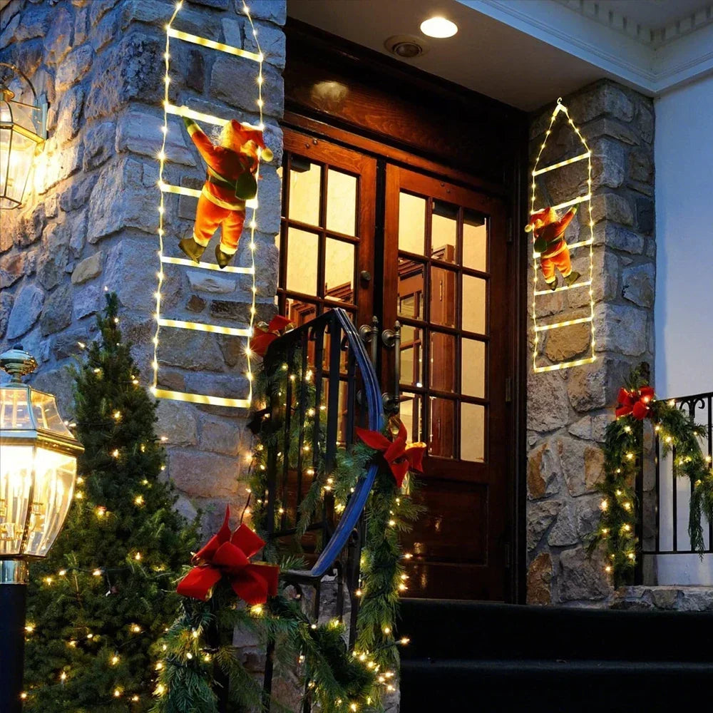 Santa's Festive Light Ladder
