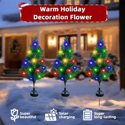 Solar-Powered Holiday Tree Lights