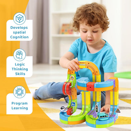 Gravity Racer Train Set