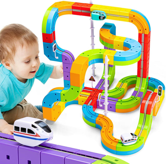 Gravity Racer Train Set