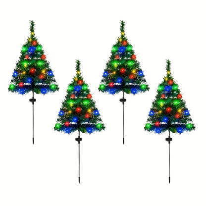 Solar-Powered Holiday Tree Lights
