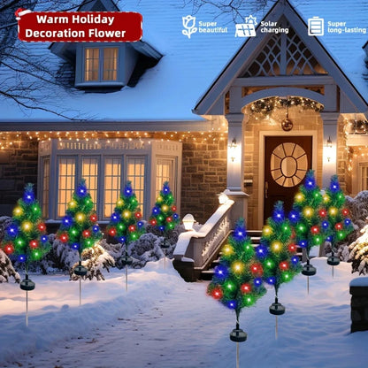 Solar-Powered Holiday Tree Lights