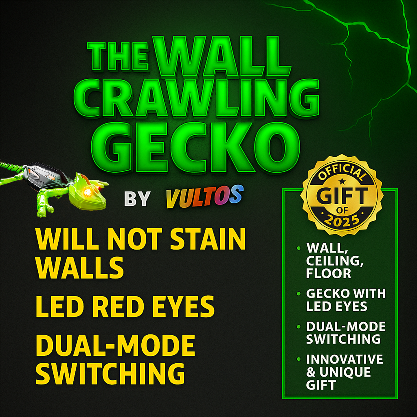 Gravity-Defying Gecko Toy